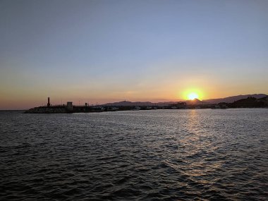 Costa Daurada, İspanya 'dan tipik tatil yeri (Cambrils, Salou).