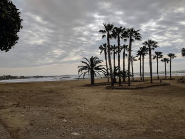 Costa Daurada, İspanya 'dan tipik tatil yeri (Cambrils, Salou).