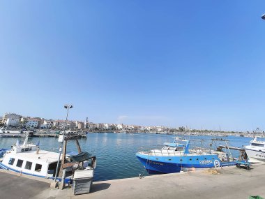 Costa Daurada, İspanya 'dan tipik tatil yeri (Cambrils, Salou).