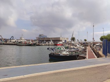 Costa Daurada, İspanya 'dan tipik tatil yeri (Cambrils, Salou).