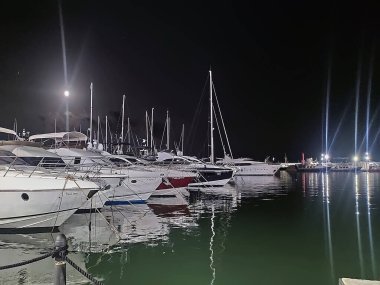 Costa Daurada, İspanya 'dan tipik tatil yeri (Cambrils, Salou).