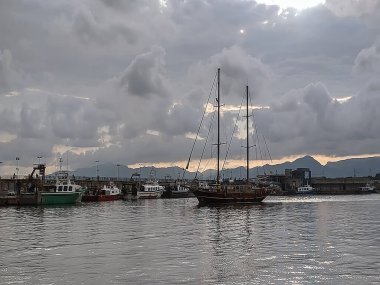 Costa Daurada, İspanya 'dan tipik tatil yeri (Cambrils, Salou).