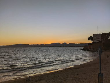 Costa Daurada, İspanya 'dan tipik tatil yeri (Cambrils, Salou).