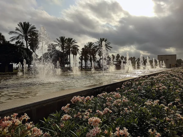 Costa Daurada, İspanya 'dan tipik tatil yeri (Cambrils, Salou).