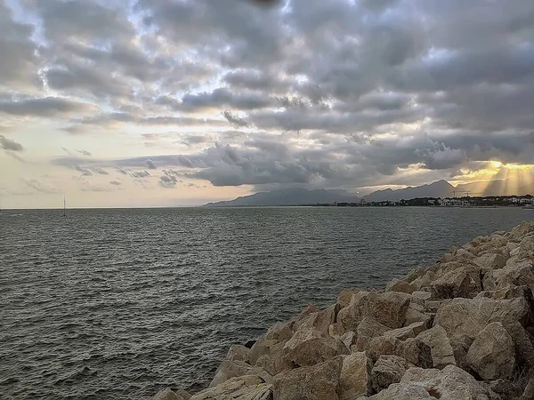 stock image Costa Daurada, typical holidays place from Spain (Cambrils, Salou).