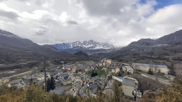 Пантікоса Маленьке Гірське Місто Іспанії — стокове фото