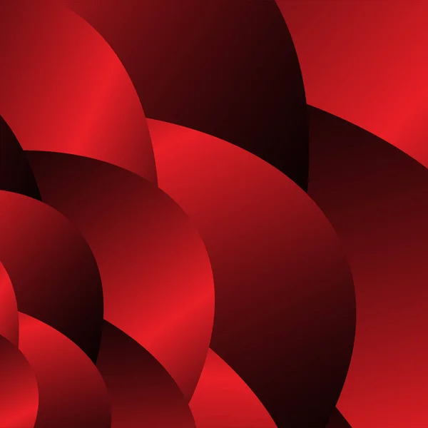 Абстрактный Рисунок Кривой Красном Черном Градиентном Цвете Творческий Векторный Фон — стоковый вектор