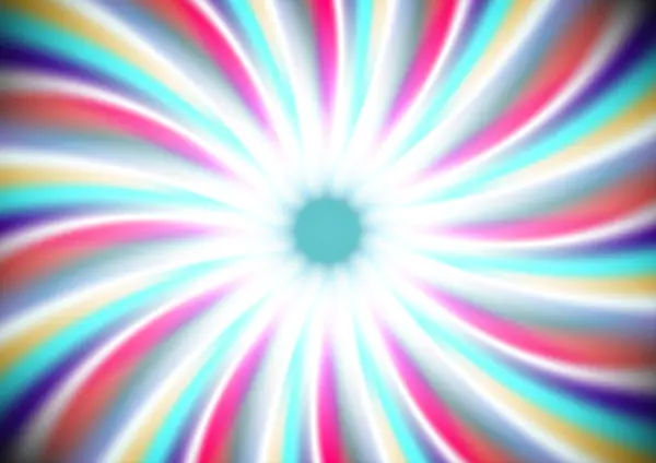 由粉色 白色和绿色条纹组成的螺旋形径向图案背景 螺旋太阳暴矢量背景 — 图库矢量图片