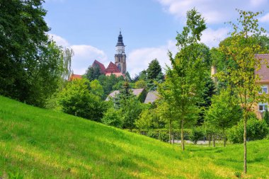 the town Kamenz in Saxony in Germany clipart