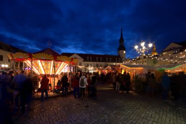 Spremberg, gece yılbaşı pazarı
