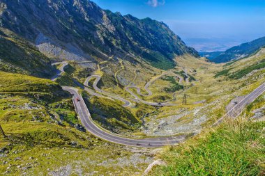 Romanya 'nın Karpatlar kentindeki Transfagarasan Yolu