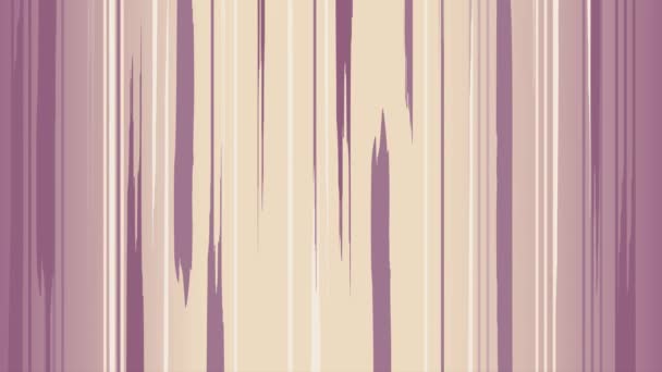 漫画速度线背景 垂直移动线条动画风格紫色 — 图库视频影像
