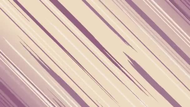 漫画速度线背景 移动对角线动画风格紫色 — 图库视频影像