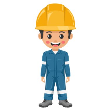 Endüstriyel mekanik işçisi. Üstü örtülü ve kişisel koruyucu ekipmanlarıyla denetleyici mühendis. Önce güvenlik. İş yerinde sanayi güvenliği ve iş sağlığı