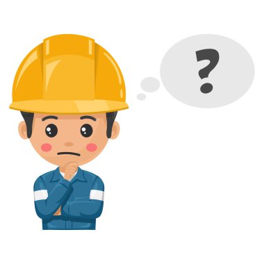 Mühendis yeni bir endüstriyel projeye şüpheyle yaklaşıyor. Kişisel koruyucu ekipmanlarıyla endüstriyel tamirci. İş yerinde sanayi güvenliği ve iş sağlığı