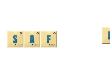 Forklift kullanan işçilerin kutuları 