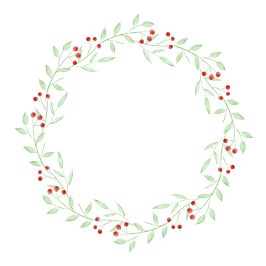 Yılbaşı çelengi beyaz suluboya çelenk ile izole edilmiş ve yılbaşı bayrağı için metalik.