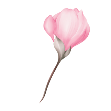 Düğün kartında bir buket çiçekle suluboya stili.