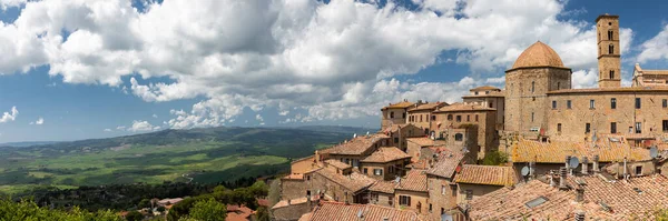 Panorama Średniowiecznego Miasta Volterra Toskania Włochy — Zdjęcie stockowe
