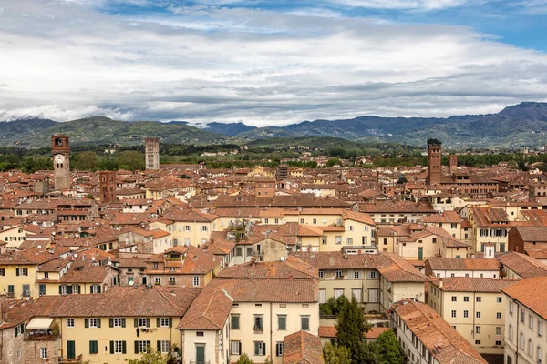 Cityscape Medieval Town Lucca Tuscany Italy — Stock Photo, Image
