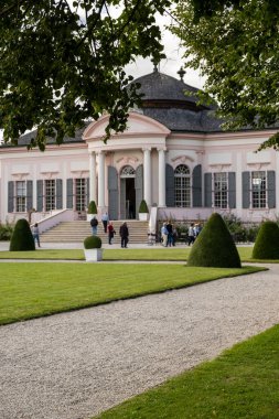 MELK, AUSTRIA - 16 AĞUSTRust 2019: Aşağı Avusturya 'daki Melk Abbey' deki Solaryum Cephesi