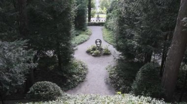 MELK, AUSTRIA - 16 Ağustos 2019: Aşağı Avusturya 'daki Melk Manastırı Bahçeleri