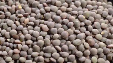 Önplanda dönen mercimeklerin arkaplanı