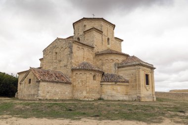 Nuestra Senora de la Anunciada Romanesque Kilisesi, Uruena, Valladolid, Castilla y Leon, İspanya