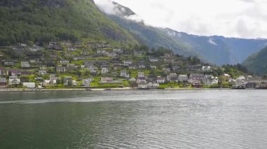 Aurlandskoen. Norveç, Sognefjord 'a yelken açmak