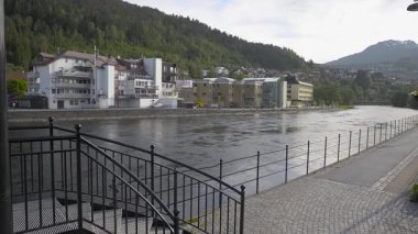 Storehagen 'da. Sessiz bir Norveç köyü