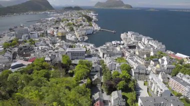Alesund Fjellstua Bakış Açısı. Norveç