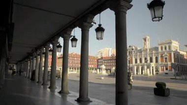 Valladolid, İspanya 'nın ana meydanı. Castilla y Leon Özerk Topluluğunun başkenti