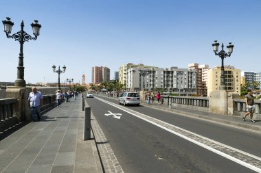 Los Angeles OROTAVA, TENERIFE, SPAIN 23 Haziran 2015: Casa Lercaro in La Laguna, San Agustin 'de yer almaktadır, ayrıca Palacio de Lercaro olarak da bilinir. 