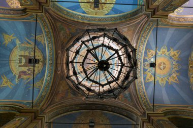 VARNA, BULGARIA - 5 Haziran 2018: Tanrı 'nın Annesi Katedrali' nin Yurt İçi, Varna