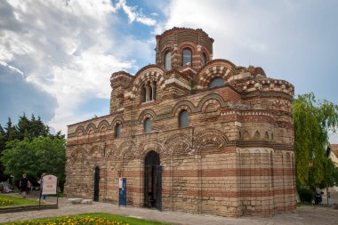 NESSEBAR, BULGARIA - 5 Haziran 2018: İsa Pantokrator Kilisesi