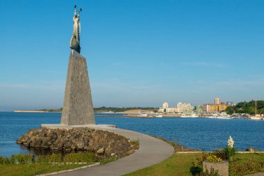 NESEBAR, BULGARIA - 6 Haziran 2018: Nesebar (veya Nessebar), Bulgaristan 'ın Karadeniz kıyısındaki en büyük tatil beldelerinden biridir. Eş anlamlı Nesebar Belediyesi 'nin yönetim merkezidir..