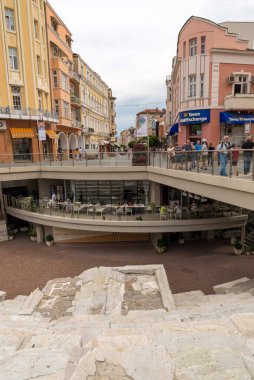 PLOVDIV, BULGARIA - 6 Haziran 2018: Filipinler 'in antik stadyumu