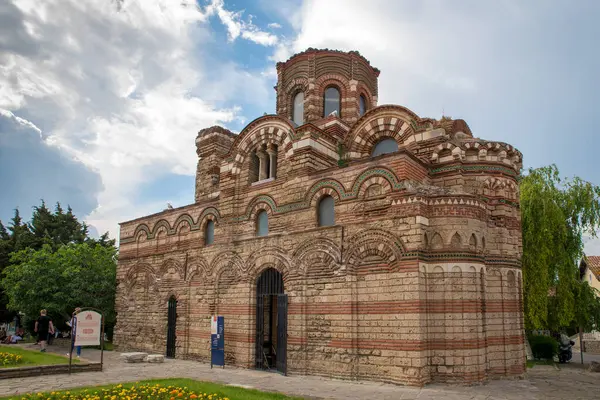 NESSEBAR, BULGARIA - 5 Haziran 2018: İsa Pantokrator Kilisesi