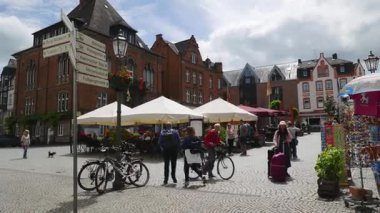 Marktplatz Meydanı, 11 Haziran 2019, Marktplatz Meydanı. Boppard, Almanya 'da Rhineland-Palatinate eyaletinde yer alan bir şehirdir..