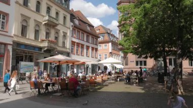 HeideELBERG, GERMANY - 16 Haziran 2019: Heidelberg