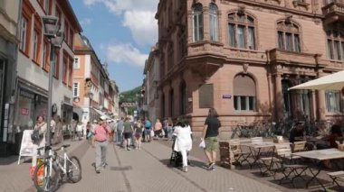 HeideELBERG, GERMANY - 16 Haziran 2019: Heidelberg