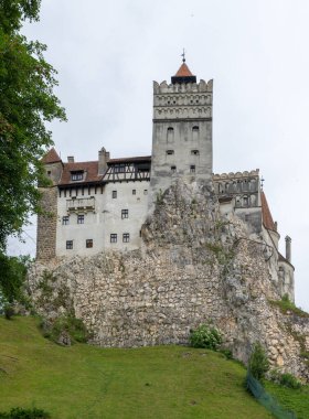 Brasov, Transilvanya. Romanya. Bran Ortaçağ Şatosu, Drakula efsanesiyle bilinir..