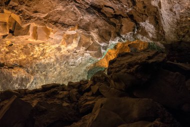 Cueva de los Verdes (Yeşiller Mağarası) Lanzarote, İspanya