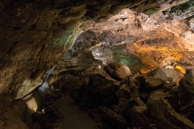 Cueva de los Verdes (Yeşiller Mağarası) Lanzarote, İspanya
