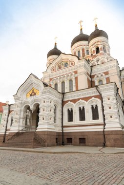 Alexander nevsky Katedrali, bir Ortodoks katedrali eski şehir tallinn, Estonya.