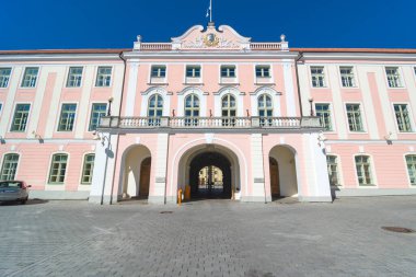 Başkent Tallinn Estonya Parlamento Binası.