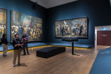 Amsterdam, Hollanda - 13 Mayıs 2017: Hermitage Amsterdam, Rusya 'nın St. Petersburg kentindeki Hermitage Müzesi' nin bir şube müzesidir.. 