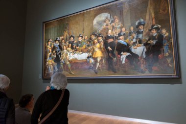 Amsterdam, Hollanda - 13 Mayıs 2017: Hermitage Amsterdam, Rusya 'nın St. Petersburg kentindeki Hermitage Müzesi' nin bir şube müzesidir.. 