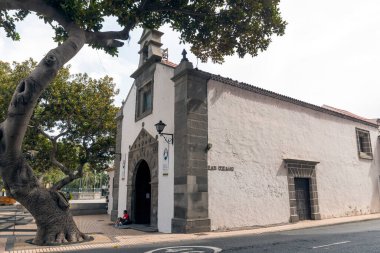 LAS PALMAS, GRAN CANARIA, SPAIN - 30 Temmuz 2016: San Telmo inzivaya çekildi.