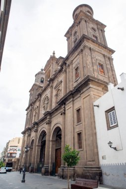 LAS PALMAS DE GRAN Kanada - 30 Temmuz 2016: Saint Ana Katedrali, Las Palmas de Gran Canaria, İspanya